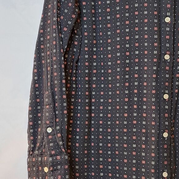 Madewell Oversized Ex-Boyfriend Shirt in Mayfair Foulard Preppy Button Down XS - Picture 11 of 16